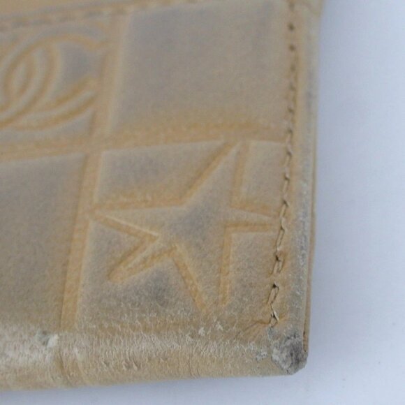 Authentic CHANEL Icon line Card Case leather [Used] - Picture 8 of 14